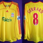 liverpool gerrard jersey 2006 07 player issue
