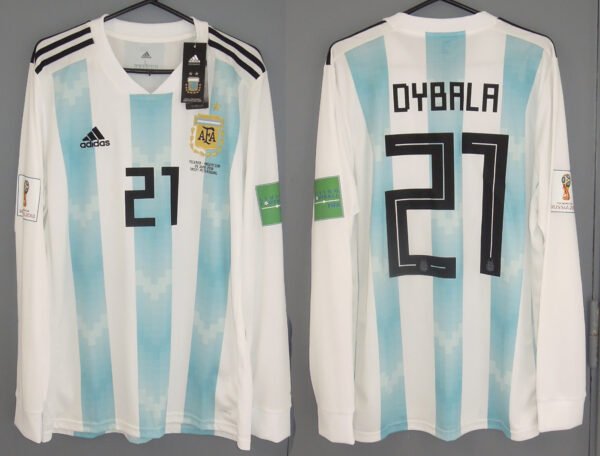 Argentina Dybala Jersey 2018 World Cup vs Nigeria