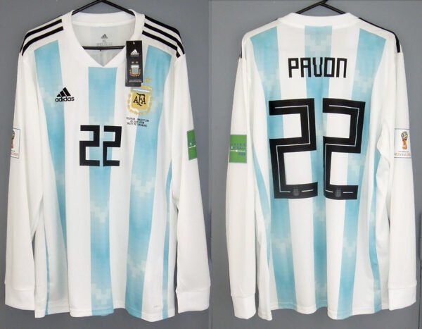 Argentina Pavon Jersey 2018 World Cup