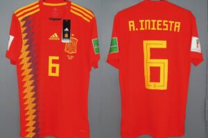 Spain Iniesta Jersey 2018 World Cup