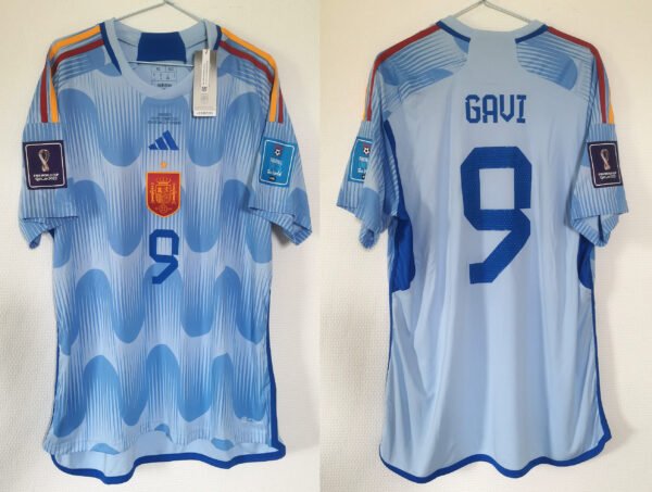 Spain Gavi Jersey 2022 World Cup vs Morocco