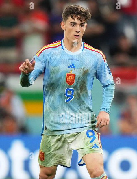 Spain Gavi Jersey 2022 World Cup vs Morocco