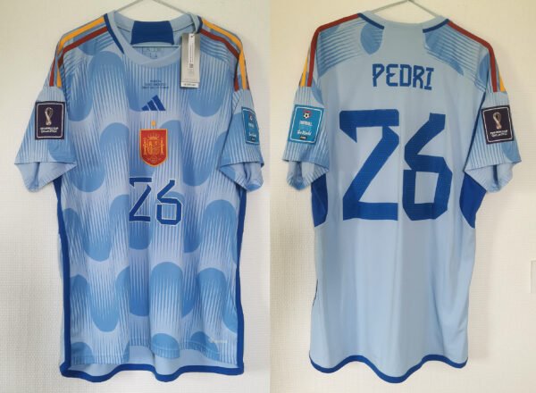 Spain Pedri Jersey 2022 World Cup