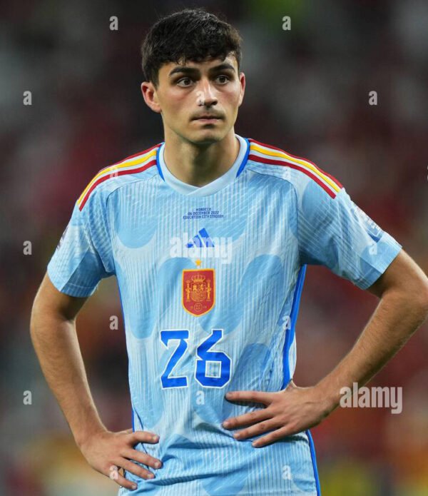 Spain Pedri Jersey 2022 World Cup