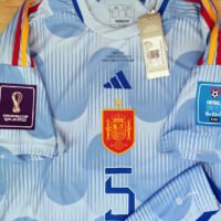 Spain Sergio Busquets Jersey 2022 World Cup