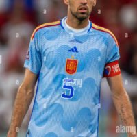Spain Sergio Busquets Jersey 2022 World Cup