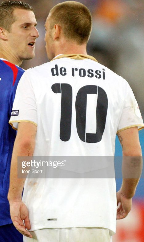 Italy De Rossi Jersey 2008 Player Issue Euro
