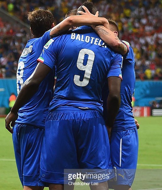 Italy Balotelli Jersey 2014 World Cup