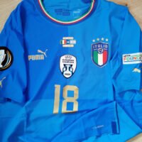 Italy Chiellini Jersey 2022 Player Issue Finalissima vs Argentina Italy Chiellini Jersey 2022 Player Issue Finalissima vs Argentina