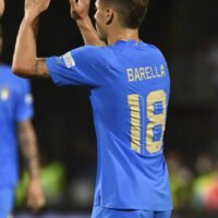 italia2021barella7 Italy Chiellini Jersey 2022 Player Issue Finalissima vs Argentina