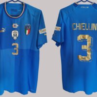 Italy Chiellini Jersey 2022 Player Issue Finalissima