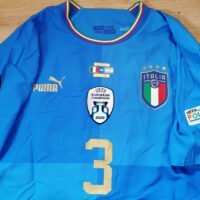Italy Chiellini Jersey 2022 Player Issue Finalissima