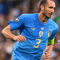 Italy Chiellini Jersey 2022 Player Issue Finalissima