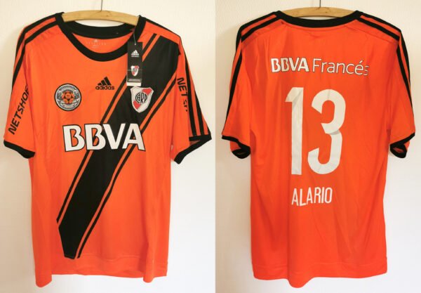river2016naranjaalario1 River Plate Alario Jersey 2016/17 Special Edition
