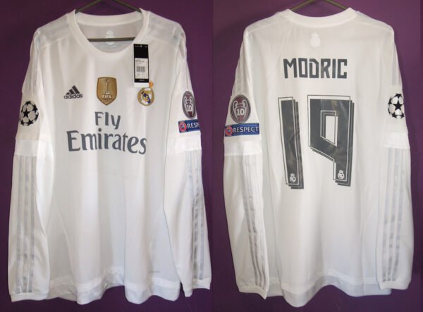 Real Madrid Modric Jersey 2015/16 Champions League