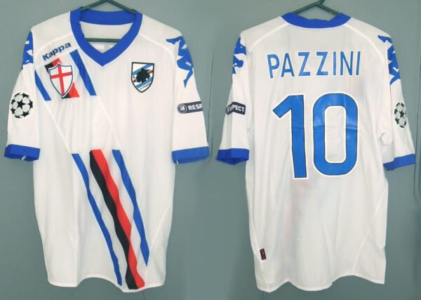 samp2010-11pazziniCL1XL Sampdoria Pazzini Jersey 2010/11 Champions League
