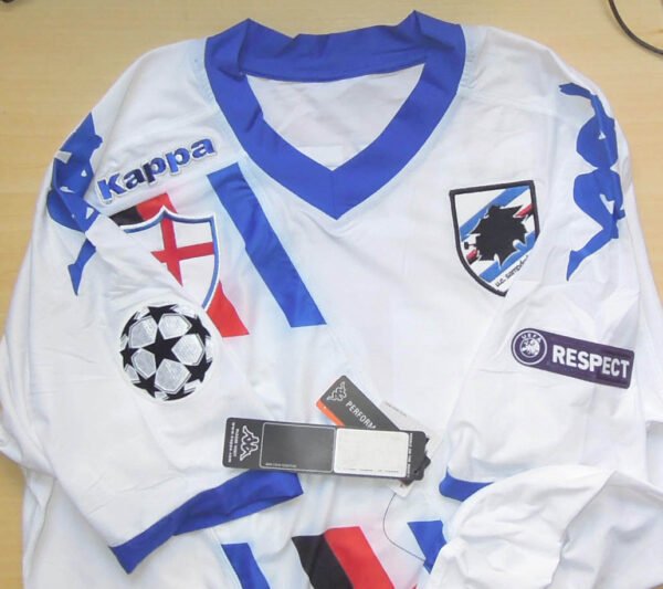 samp2010-11pazziniCL2 Sampdoria Pazzini Jersey 2010/11 Champions League