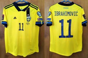 Sweden Ibrahimovic Jersey 2021 Word Cup Qualy vs Spain