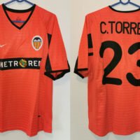 Valencia Curro Torres Jersey 2001/02 La Liga